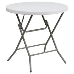 24 inch round on sale folding table